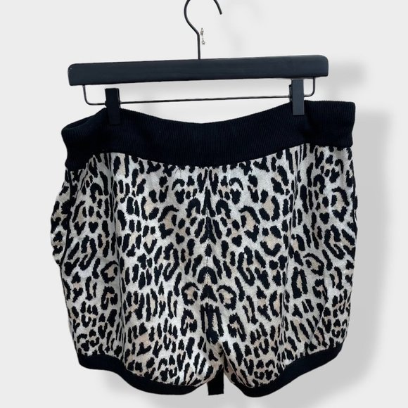 10c Derek Lam/Cusp Leopard print Track Shorts XL - Picture 2 of 5